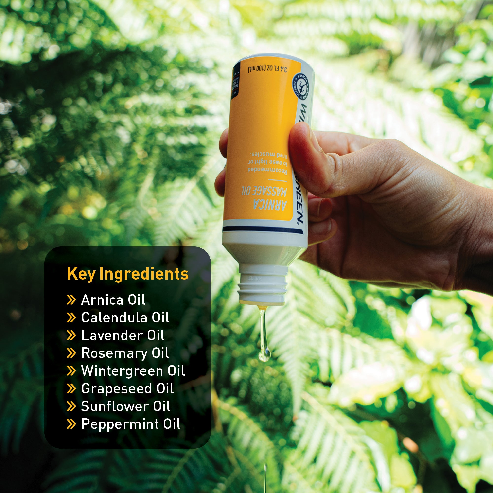 Arnica Oil For Pain, Inflammation & Tight Muscles | Wintergreen