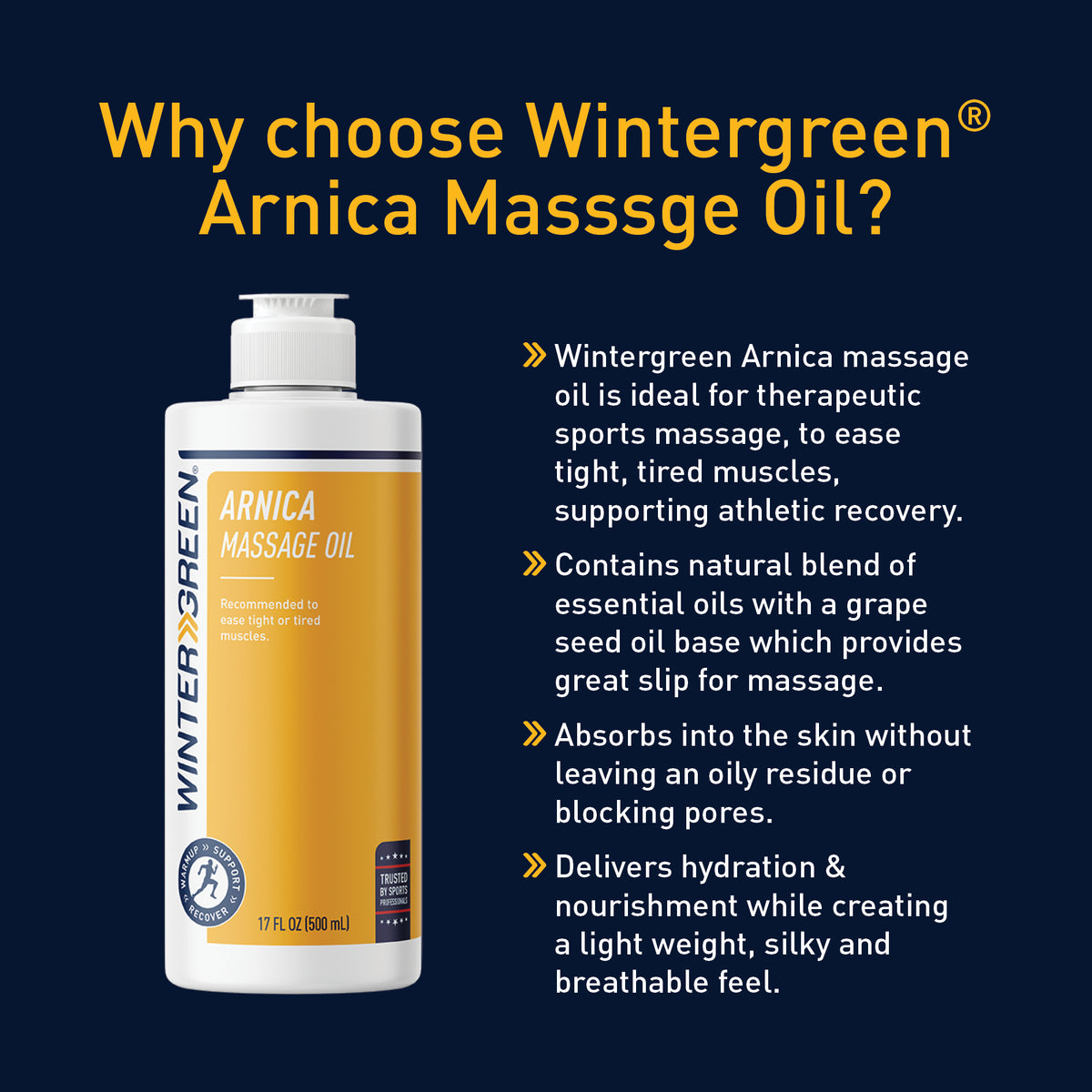 Arnica Massage Oil 17 fl oz