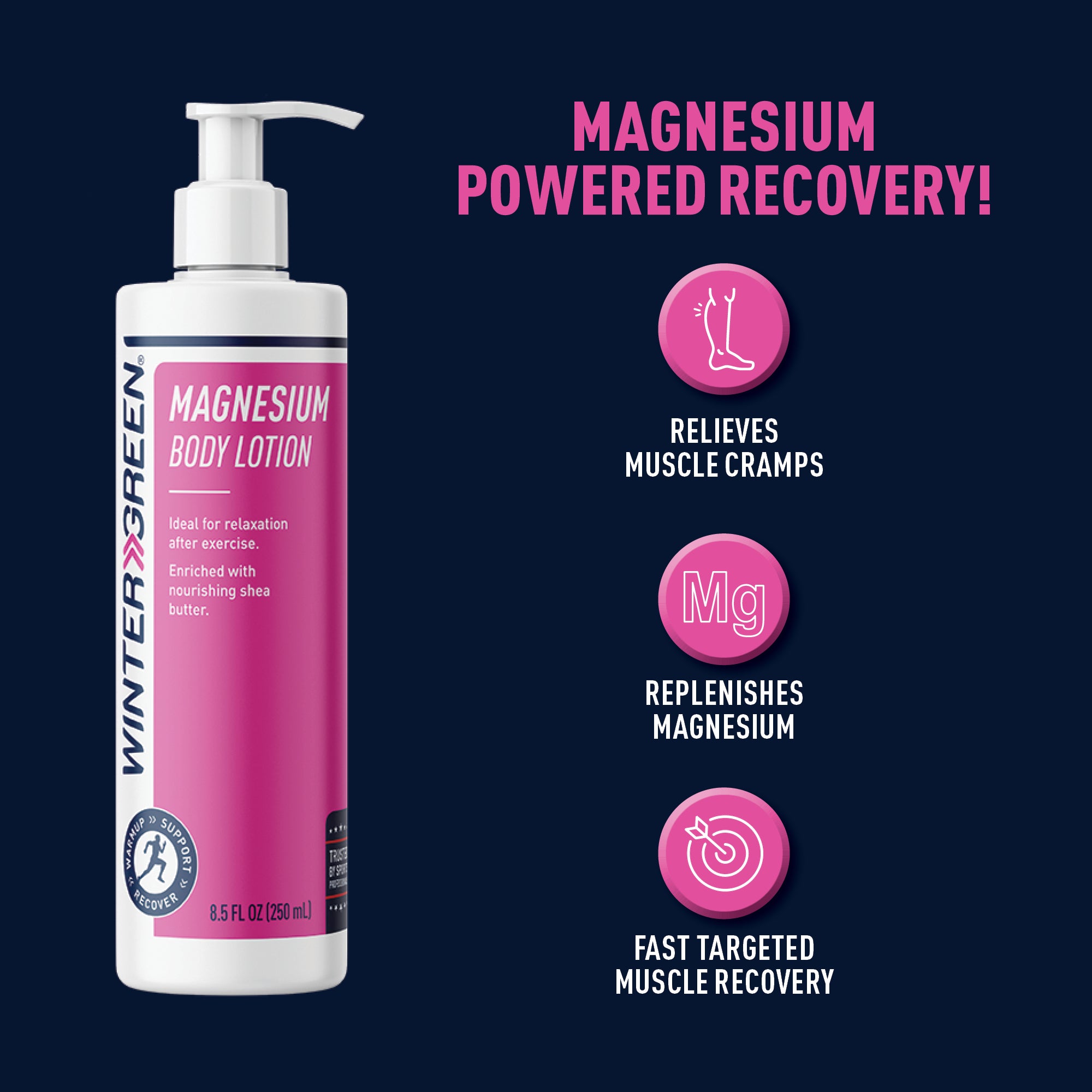 Magnesium Lotion | Muscle, Bone & Skin Support | Wintergreen
