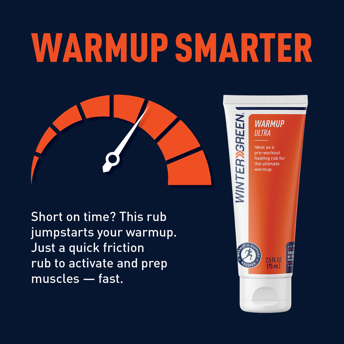 Wintergreen Warmup Ultra | Pre Training Session Heating Rub 