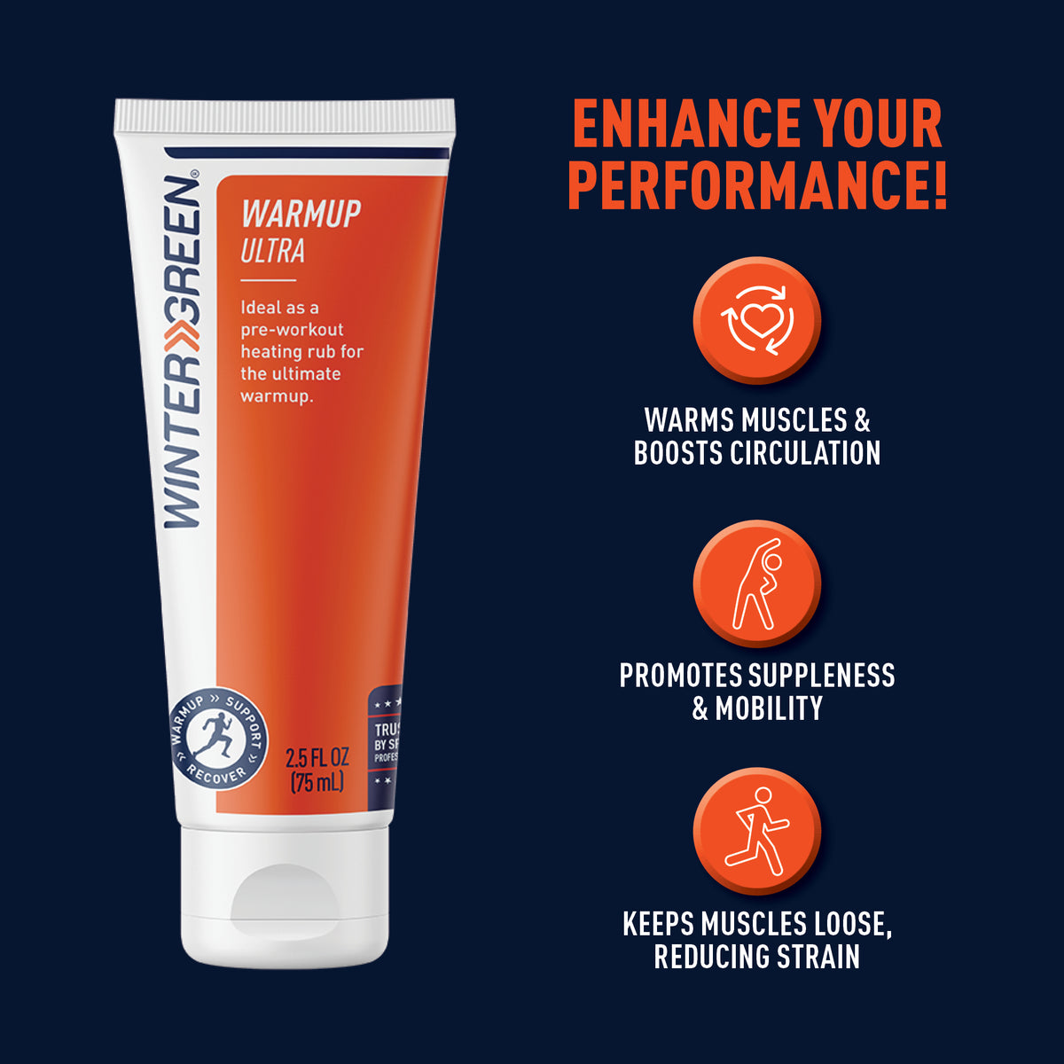 Wintergreen Warmup Ultra | Pre Training Session Heating Rub