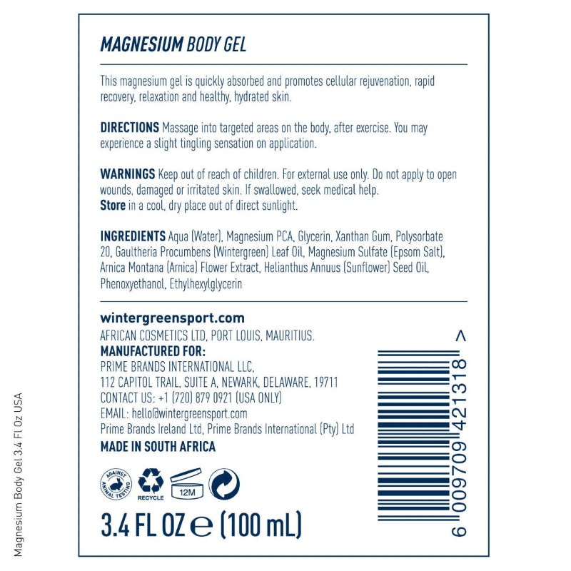 Magnesium Body Gel 2-Pack