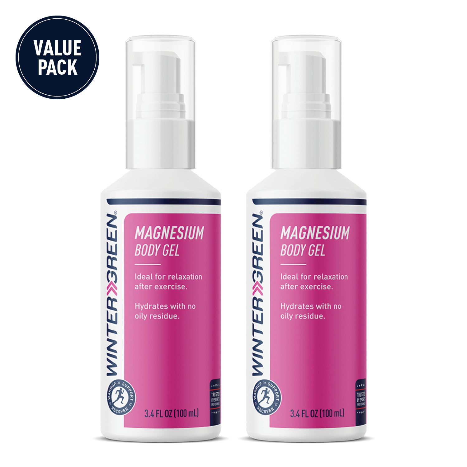 Magnesium Gel 2-Pack | Treat Joint & Muscle Pain | Wintergreen